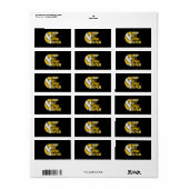 Étiquette Bump Set Spike Répéter Volleyball Funny (Feuille entière)