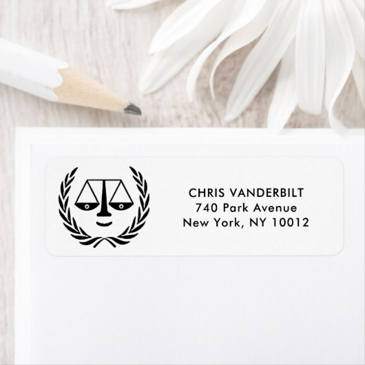 Étiquette Bureau du droit (En situation)