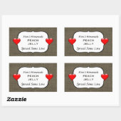 Étiquette Burlap (Feuille)