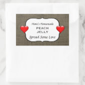 Étiquette Burlap (Sac)