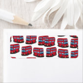 Étiquette Bus de Londres (En situation)