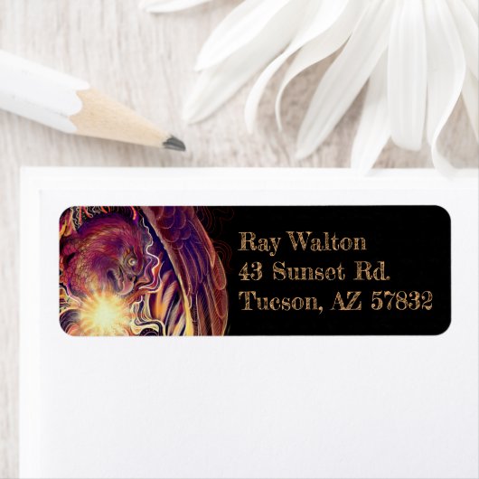 Étiquette Buse solaire (En situation)