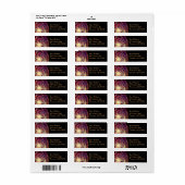 Étiquette Buse solaire (Feuille entière)