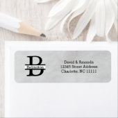 Étiquette Business Logo Custom Return Address Label (En situation)