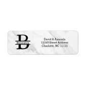 Étiquette Business Logo Custom Return Address Label (Devant)