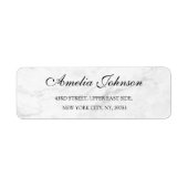 Étiquette Business Logo Custom Return Address Label (Devant)
