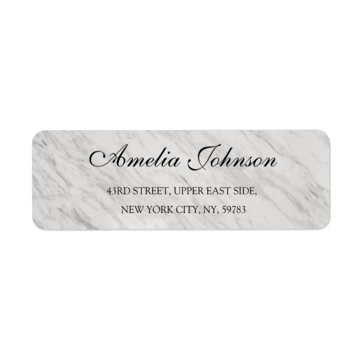 Étiquette Business Logo Custom Return Address Label (Devant)