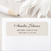 Étiquette Business Logo Custom Return Address Label (En situation)