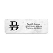 Étiquette Business Logo Custom Return Address Label (Devant)