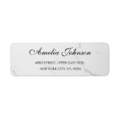 Étiquette Business Logo Custom Return Address Label (Devant)