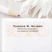 Étiquette Business Logo Custom Return Address Label (En situation)