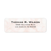 Étiquette Business Logo Custom Return Address Label (Devant)