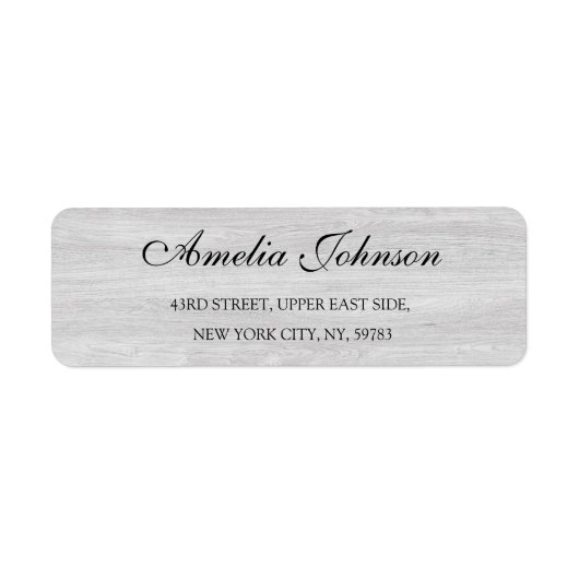 Étiquette Business Logo Custom Return Address Label (Devant)