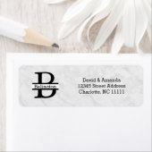 Étiquette Business Logo Custom Return Address Label (En situation)