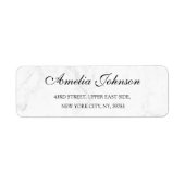 Étiquette Business Logo Custom Return Address Label (Devant)