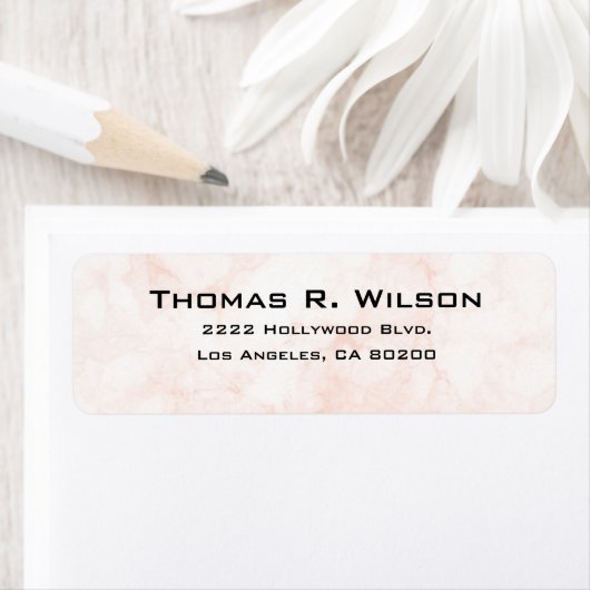 Étiquette Business Logo Custom Return Address Label (En situation)