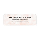Étiquette Business Logo Custom Return Address Label (Devant)