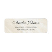 Étiquette Business Logo Custom Return Address Label (Devant)
