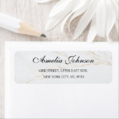 Étiquette Business Logo Custom Return Address Label (En situation)