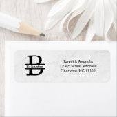 Étiquette Business Logo Custom Return Address Label (En situation)