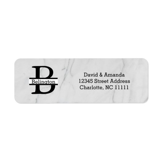 Étiquette Business Logo Custom Return Address Label (Devant)