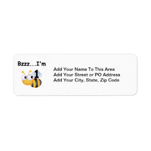 Étiquette Buzz Bumblebee 1er Anniversaire T-shirts et cadeau