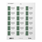 Étiquette C&S Green (Feuille entière)