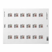 Étiquette ça descend pour de vrai (Feuille entière)