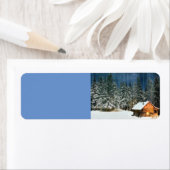 Étiquette Cabine de journal (En situation)