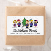 Étiquette cacahuètes | Autour de l'arbre de Noël (En situation)