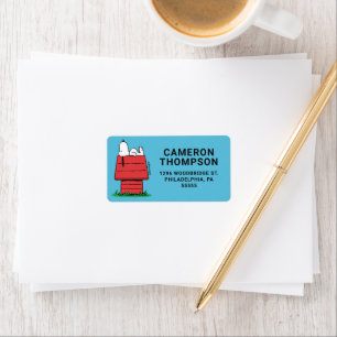 Étiquette cacahuètes   Snoopy Napping