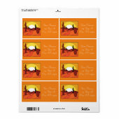 Étiquette Cactus du désert Sunset Thunder_Cove (Feuille entière)