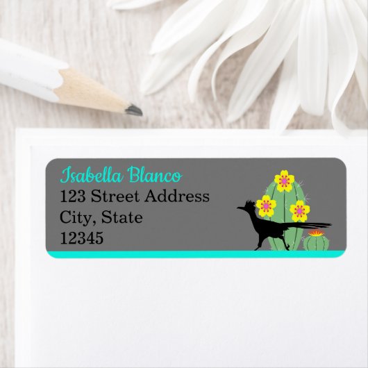 Étiquette Cactus Et Roulements (En situation)