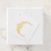 Étiquette-cadeau 16e siècle Celtic Knot Capitale décorative C (Avec boite)