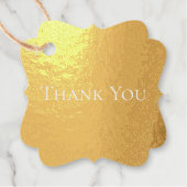 Étiquette-cadeau 50 & Fabuleux Cinquantième Anniversaire Feuille Go (Devant)