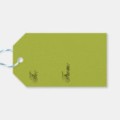 Étiquette cadeau à motif d'avocat (Dos Horizontal)