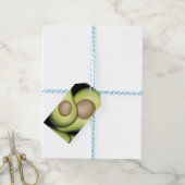Étiquette cadeau à motif d'avocat (With Twine)
