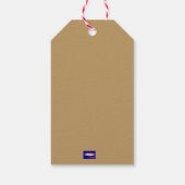 Étiquette cadeau à motif de citrouille (Dos)