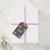 Étiquette cadeau à motif de citrouille (Avec de la ficelle)