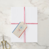 Étiquette cadeau à pétard  (Avec de la ficelle)