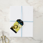 Étiquette Cadeau Abeille Joyeuse (Avec de laficelle)