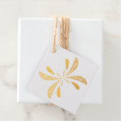 Étiquette-cadeau Abstrait simple Motif de vol papillon (Avec boite)