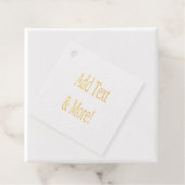 Étiquette-cadeau Ajouter du texte et plus ! Customisez votre propre (Avec boite)