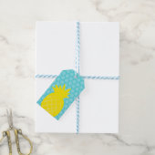 étiquette cadeau ananas (Avec de laficelle)