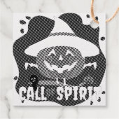Étiquette-cadeau Appel de l'Esprit d'Halloween (Dos)