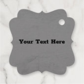 Étiquette-cadeau Araignées d'or éffrayantes en gris Web triangulair (Dos)