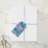Étiquette cadeau au graphisme élégant (Avec de laficelle)