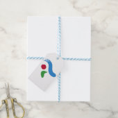 Étiquette cadeau avec drapeau de Séoul, Corée du S (With Twine)