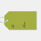 Étiquette cadeau avec impression de design d'avoca (Dos Horizontal)