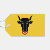 Étiquette cadeau avec le drapeau du canton d'Uri, (Dos Horizontal)